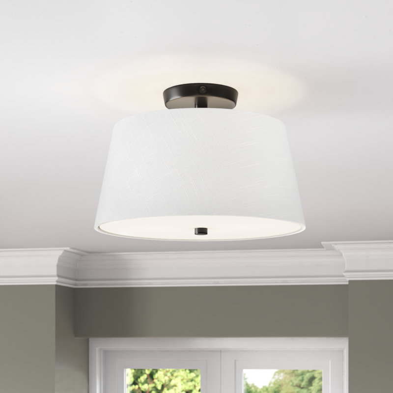 Caper Flush Mount, Black