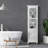 Prader Freestanding Tall Bathroom Linen Cabinet with Storage Drawers