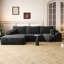 Canapé modulaire 107 po avec méridienne en forme de L, siège modulaire à assise profonde et fauteuils rembourrés 107 po-76149707-76149705-76149750