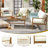 4 Piece Solid Wood Sofa Seating Group With Cushions-398251390
