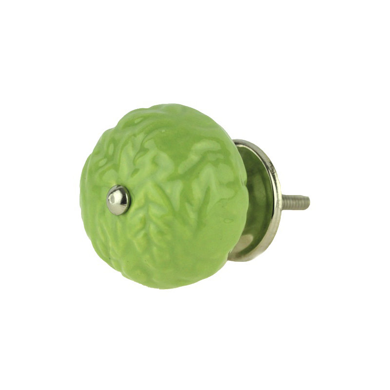 (Paquet de 5) Poignées à feuille 1-5 / 8 pouces vert