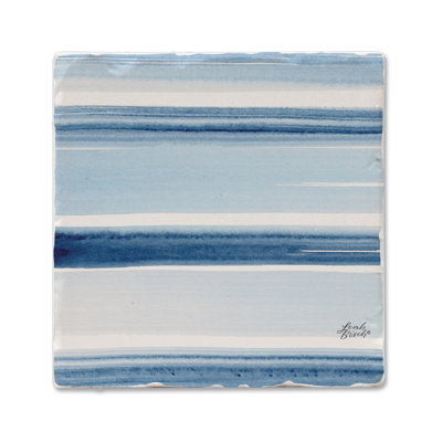 Ocean Tides Single Tumbled Tile Coaster Create Your Own Collection