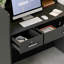 Rectangle Manufactured Wood Reception Desk-1132330587
