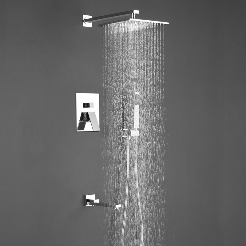 All-In-One Kit with Rough in-Valve, Chrome