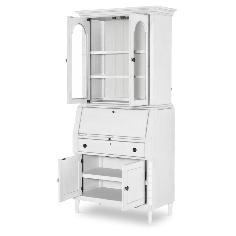 Armoire secrétaire Country Market, Blanc
