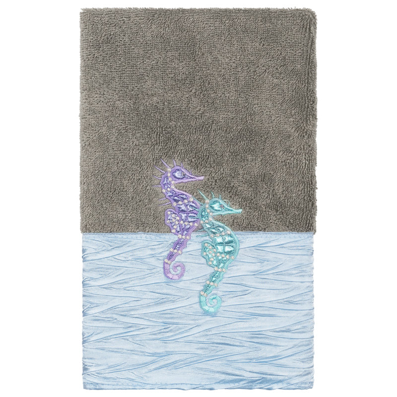 Ensemble de serviettes en coton Sofia, Gris foncé, 1 Piece Hand Towel