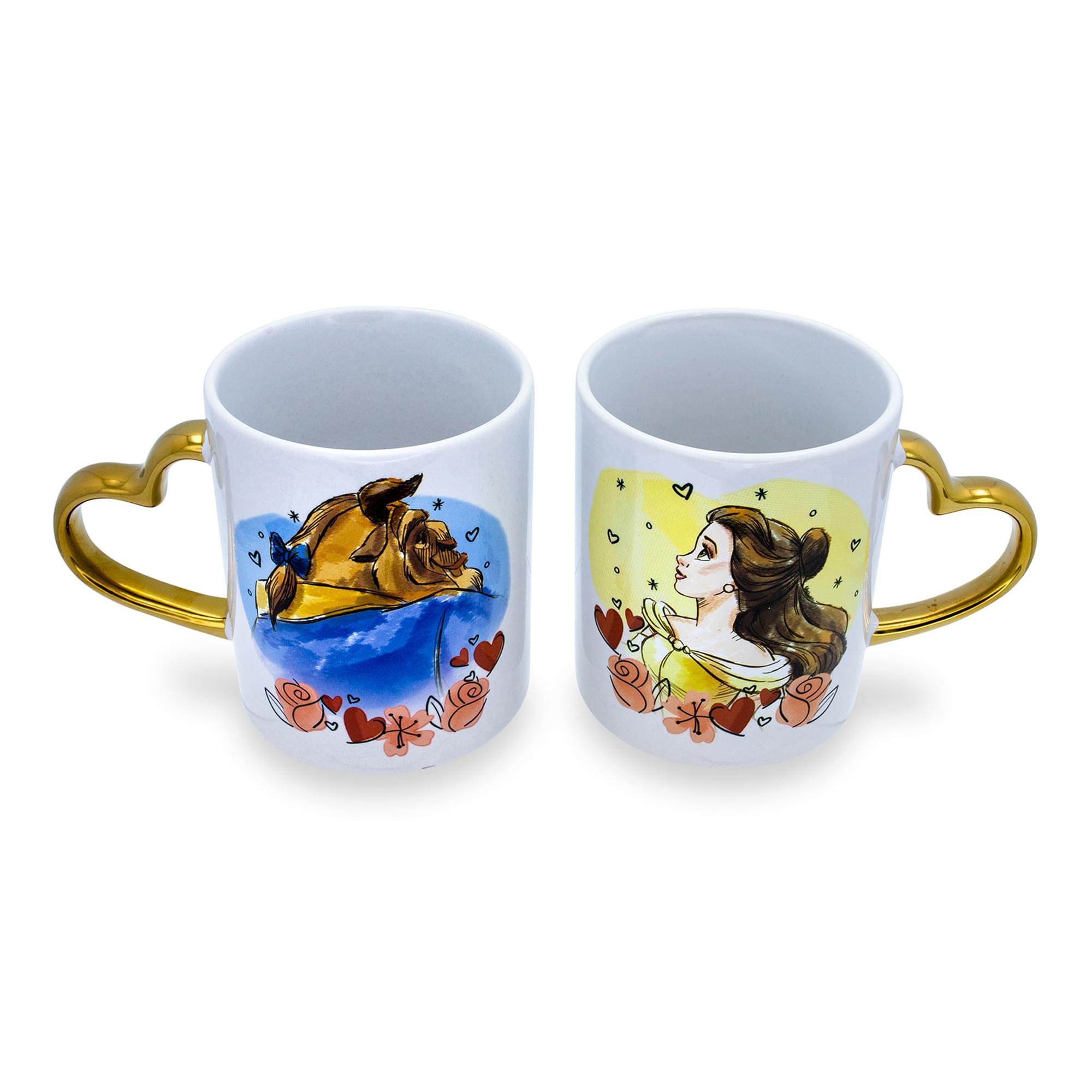 Disney Ceramic Travel Mug - Beauty and the Beast