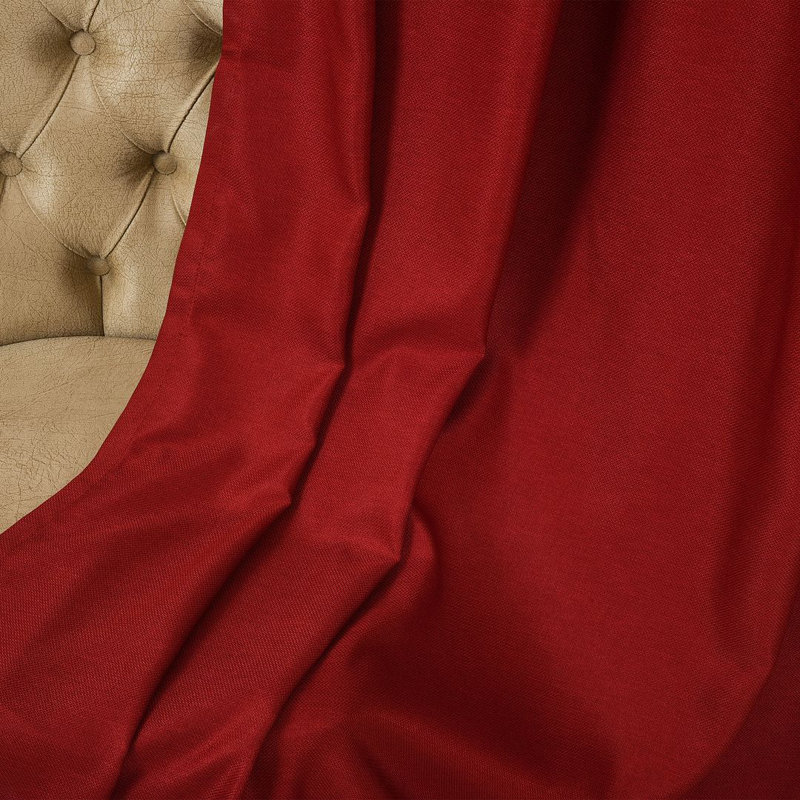 Extra Wide & Extra Long Custom Made Decorative Single Panel, Burgundy, 52" W x 144" L