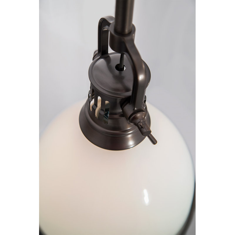 Randolph 1 - Light Pendant, 7", Historic Bronze