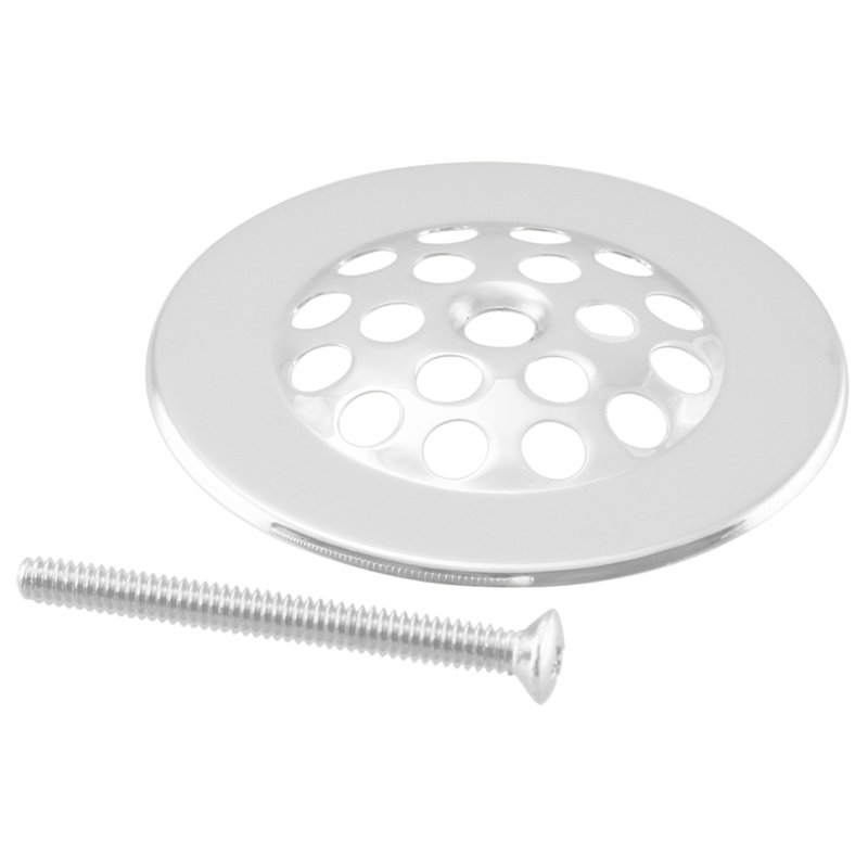 2-7/8" Beehive Style Bathtub Strainer Drain Cover, Powder Coat White
