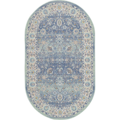 Tapis oriental bleu Hillen
