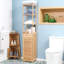 Coffre de salle de bain autoportant - Fournit une armoire de rangement supplémentaire avec des tiroirs efficaces