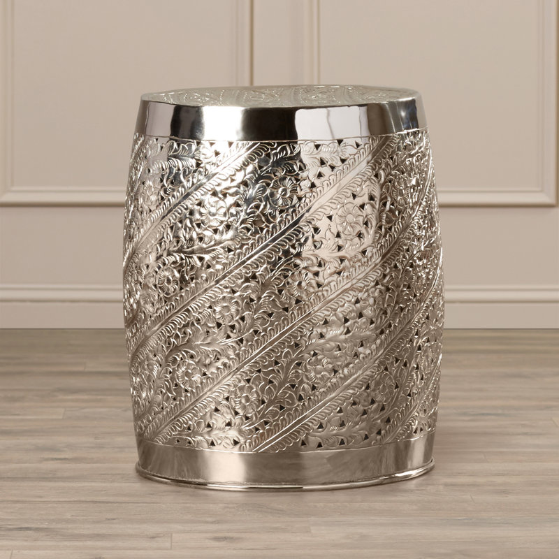 Oxley Aluminum Accent Stool