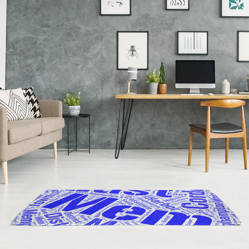 Chenille Indoor Rug, Rectangle 4' x 6'