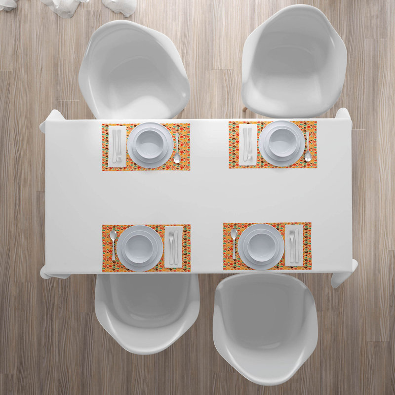 Polyester Abstract Rectangle Placemat