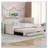 Upholstered Daybed with Trundle and Three Drawers-929314259-929314257