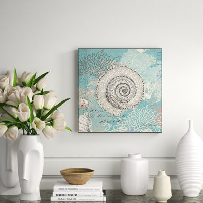 " Shells On Aqua " by Wendy MacFarlane