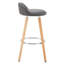 Bunker Lake Upholstered Counter Stool with Solid Wood Frame-25964827