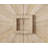 60'' Premium Rustic American Farmhouse Credenza - Symmetrical Sunburst Door Design-407920936