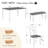 6-Piece Dining Table Set with Bench