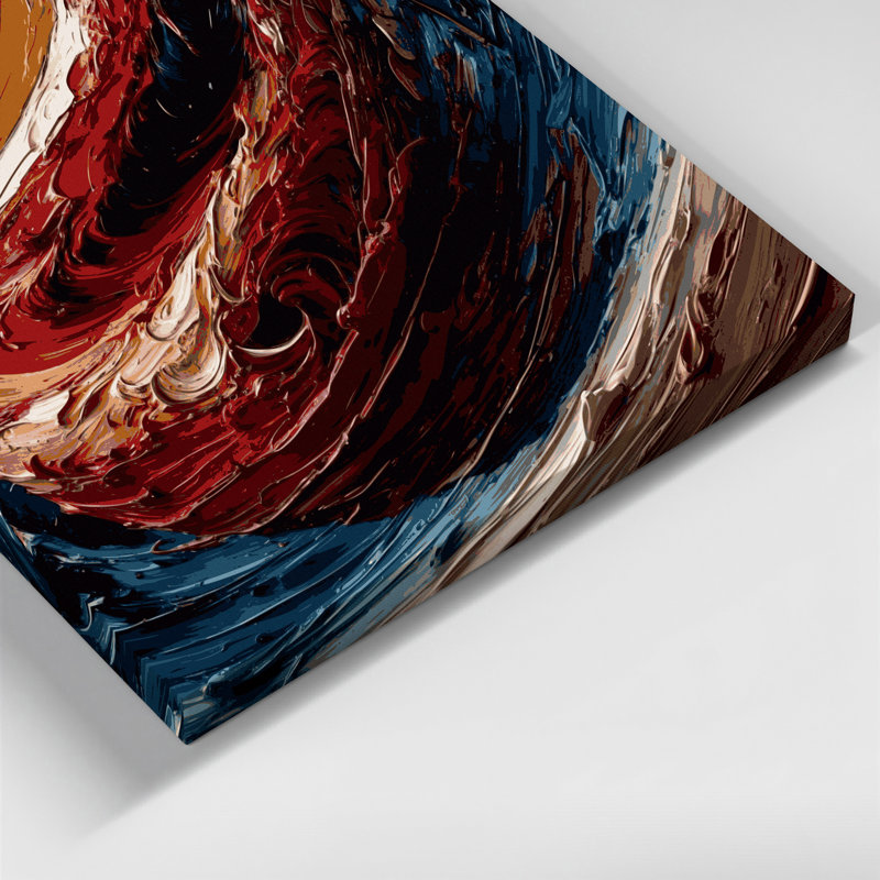 «Space Jupiters Great Red Spot», art mural sur toile noire, H 20 po x l 30 po