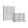 71'' W L-Shaped Reception Desk And 78.7''H X 71'' W Storage Cabinet(Cashier Combination Set Of 2)