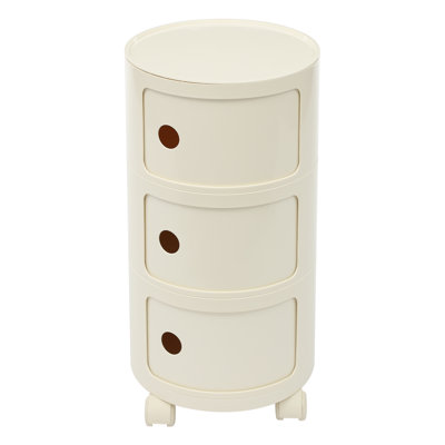 Rangement à 3 niveaux avec tiroir et armoire