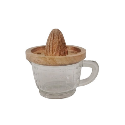 BIDKhome Glass Manual Citrus Juicer