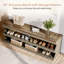 Upholstered Bench with Shelves