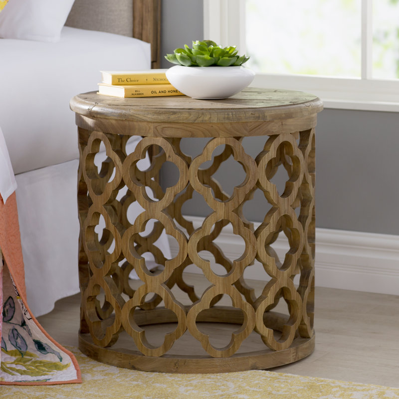 Table de bout tambour, Sac