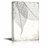 " Translucent Leaves I " Plant Vein Rustic Large Framed Canvas Print Wall Art-56407362-56472351