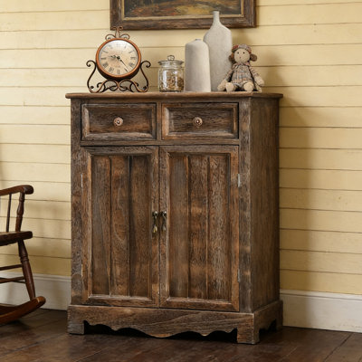 Brown Solid Wood Shoe Storage Bench