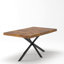 Table de salle à manger rectangulaire extensible de 55,11 po à 70,86 po avec boîte de rangement pour les salles à manger, les cuisines et les salons-896053579