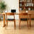 Simple Solid Wood Cherry Rectangle  Desk-1057743368