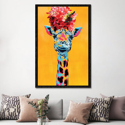 Giraffe by Tadaomi Kawasaki - Gallery-Wrapped Canvas Giclée on Canvas