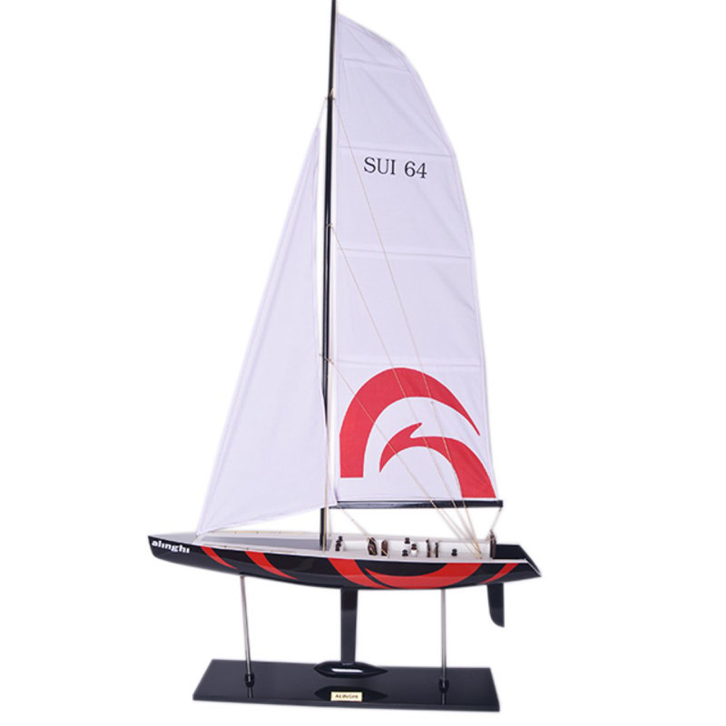 Maquette de goélette Alinghi