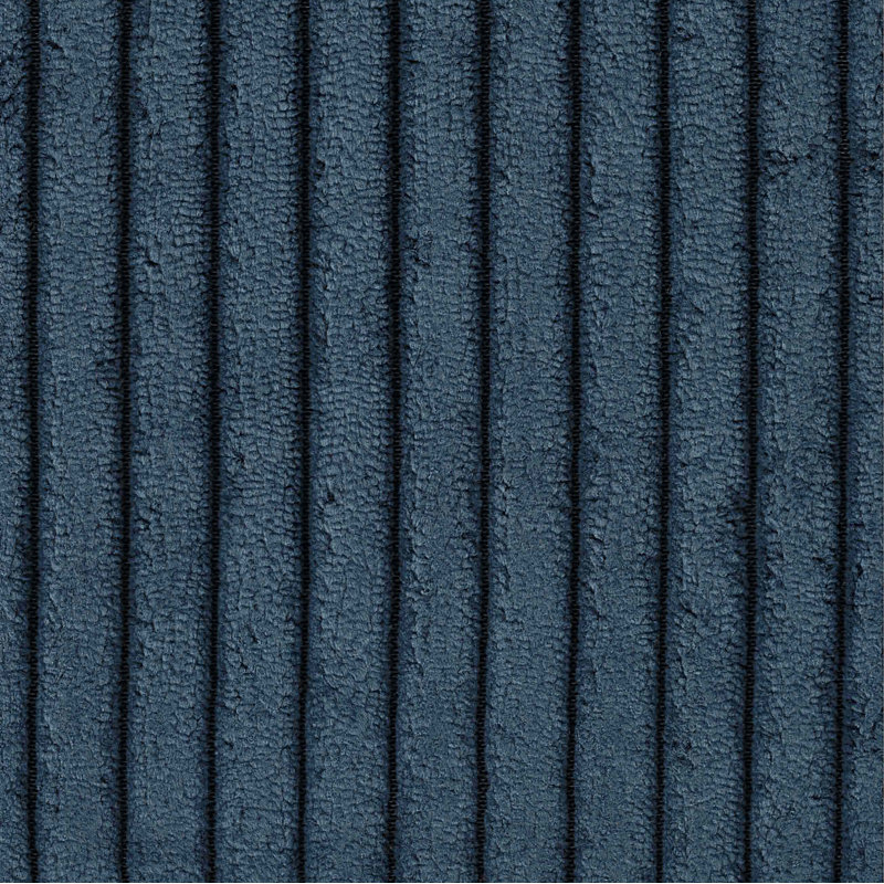 Plunge Sectional, Blue Corduroy