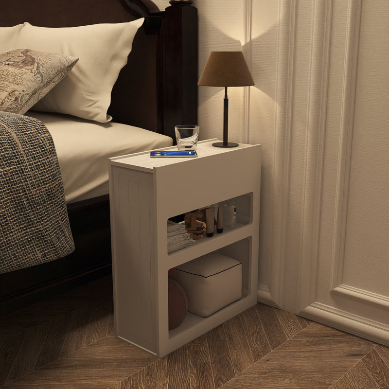 Kedara End Table and Built-In Outlets