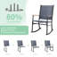Chaises berçantes de patio pour 2 personnes-1895964412