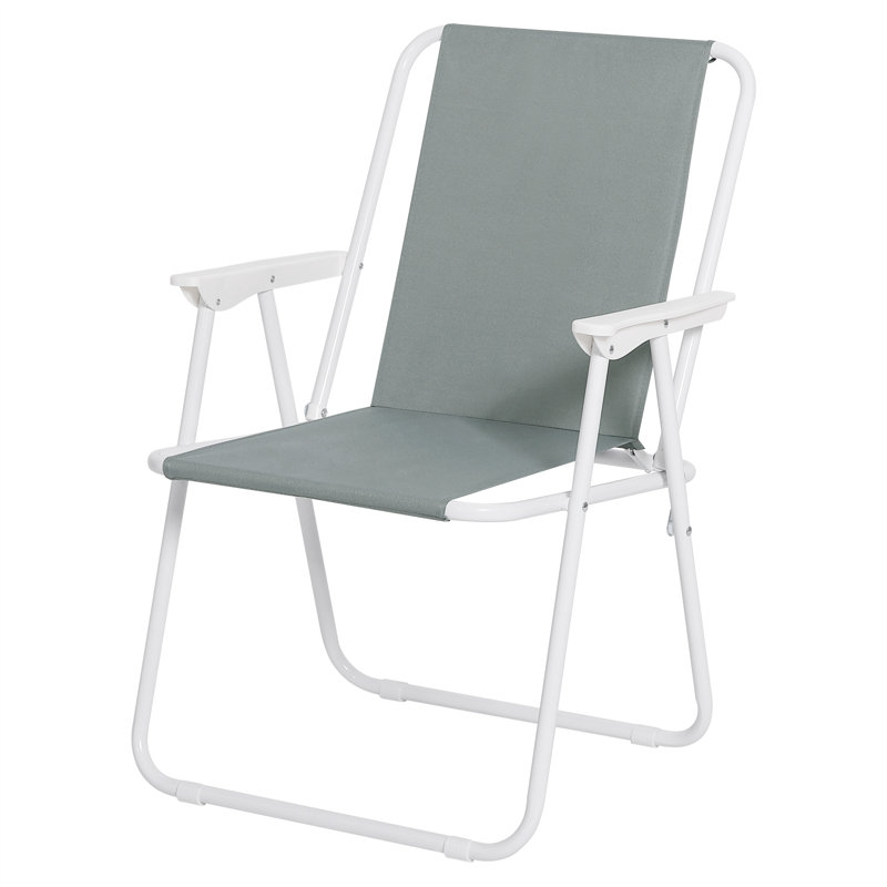 Azniv Folding Camping Chair, Grey