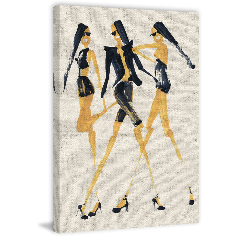 All Ways Leather II 1 Piece Wrapped Canvas Painting, 114 cm H x 76 cm W x 4 cm D