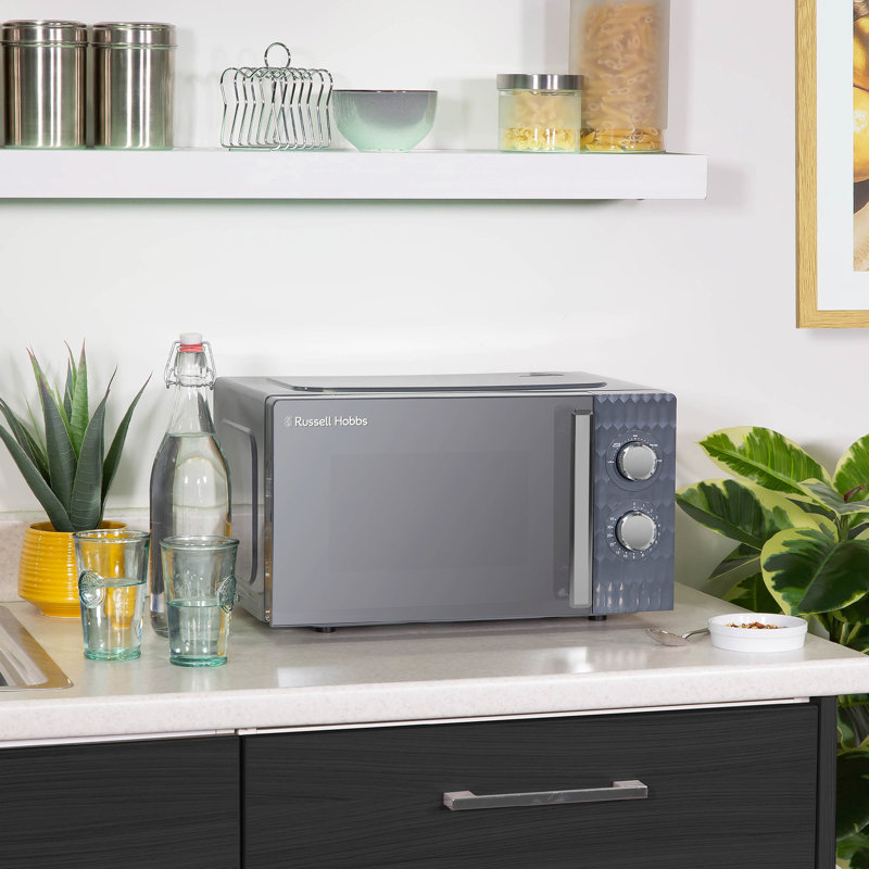 Russell Hobbs Rhmm715g 17l Honeycomb Manual Microwave, Grey