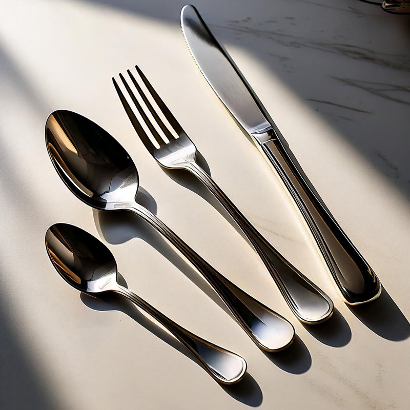 ROYALFORD 4 Piece Stainless Steel Cutlery Set , Service for 4, Design 5