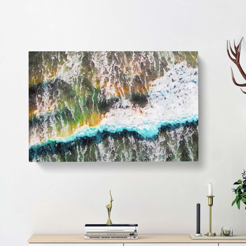 Heartbeat Of The Pacific Ocean - Wrapped Canvas Print, 50cm H x 76cm W x 3cm D