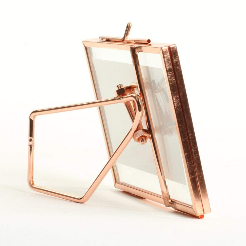 Gilded Floater Picture Frame, Rose Gold