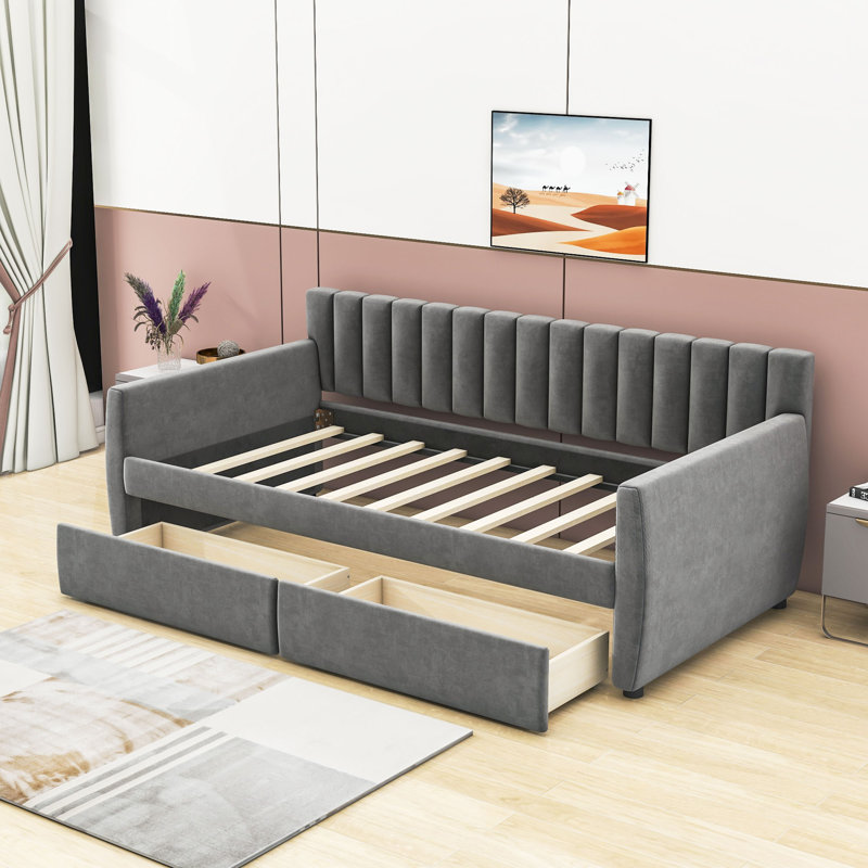 Anilyah Twin Daybed, Gray