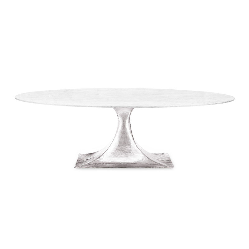Stockholm Marble Pencil Edge Table Top, 52" W x 95" L