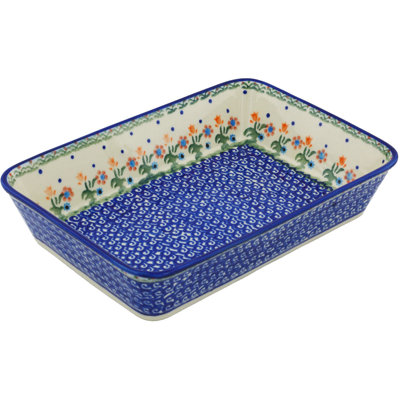 The Holiday Aisle® Rowberrow Rectangle Stoneware Baker Bakeware