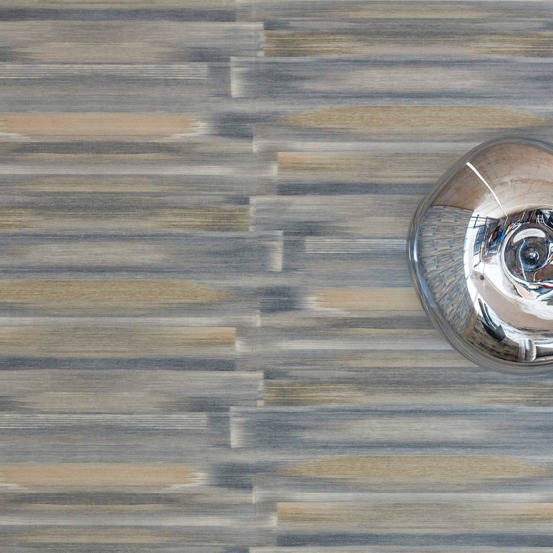 Refraction Wallpaper, Moonstone/Brass