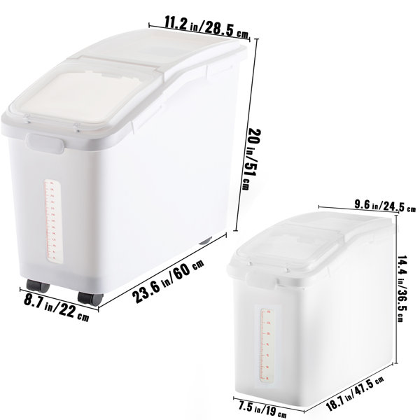 VEVOR 2 Container Food Storage Set